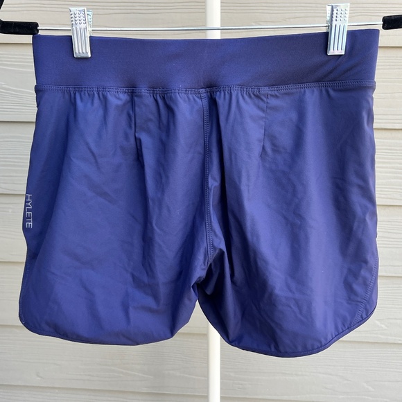 HYLETE Iris Scallop Shorts Women’s XS Blue Athletic - Picture 2 of 4